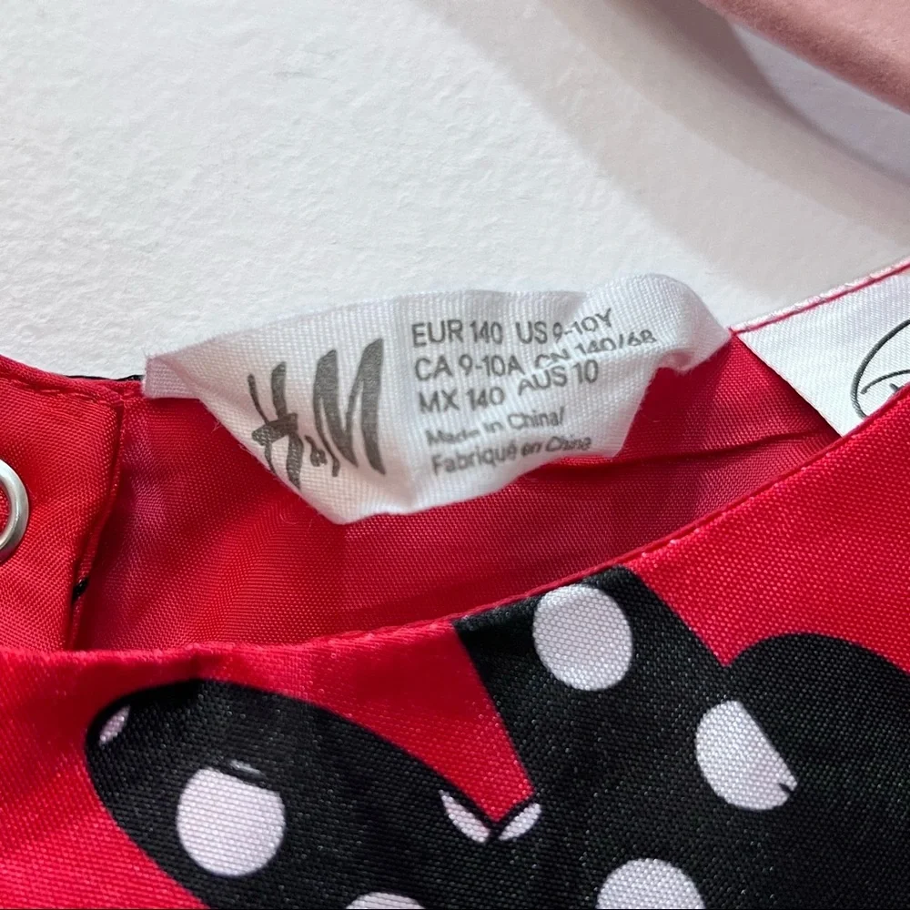 Girl’s Minnie Mouse Disney  H&M dress sz 9/10 - Picture 3 of 6